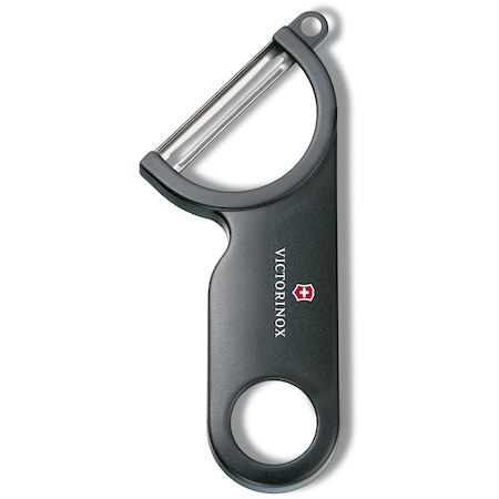 Swiss Army Brands 2024 Victorinox 43793 Kitchen Black Peelers, Victorinox Kitchen Peeler VIC-7.6073.3